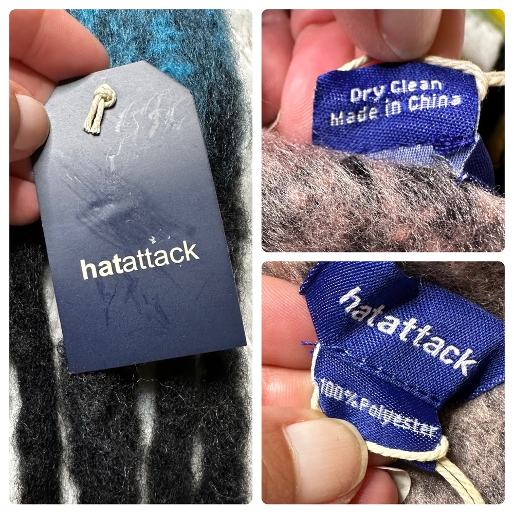 Nwt Revolve Hat Attack Studio Lofty Scarf Bright … - image 8